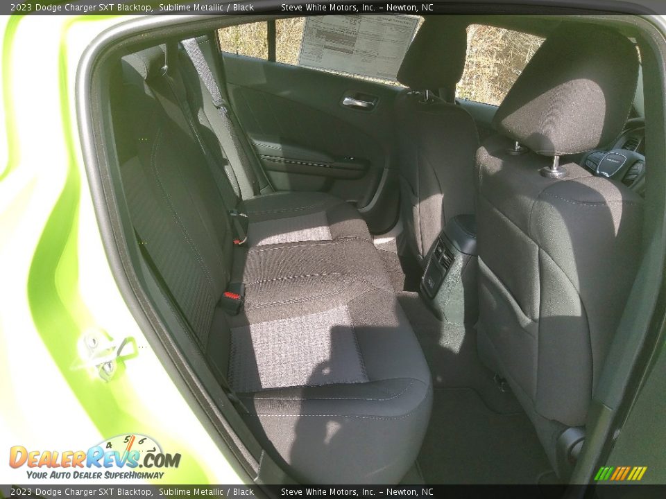 Rear Seat of 2023 Dodge Charger SXT Blacktop Photo #16