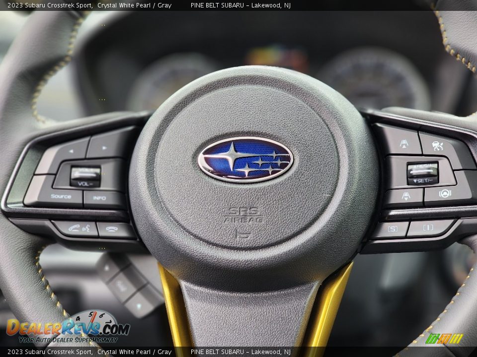 2023 Subaru Crosstrek Sport Crystal White Pearl / Gray Photo #10