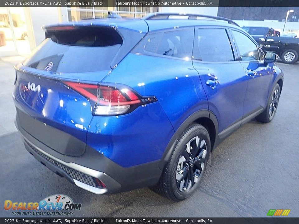 2023 Kia Sportage X-Line AWD Sapphire Blue / Black Photo #2