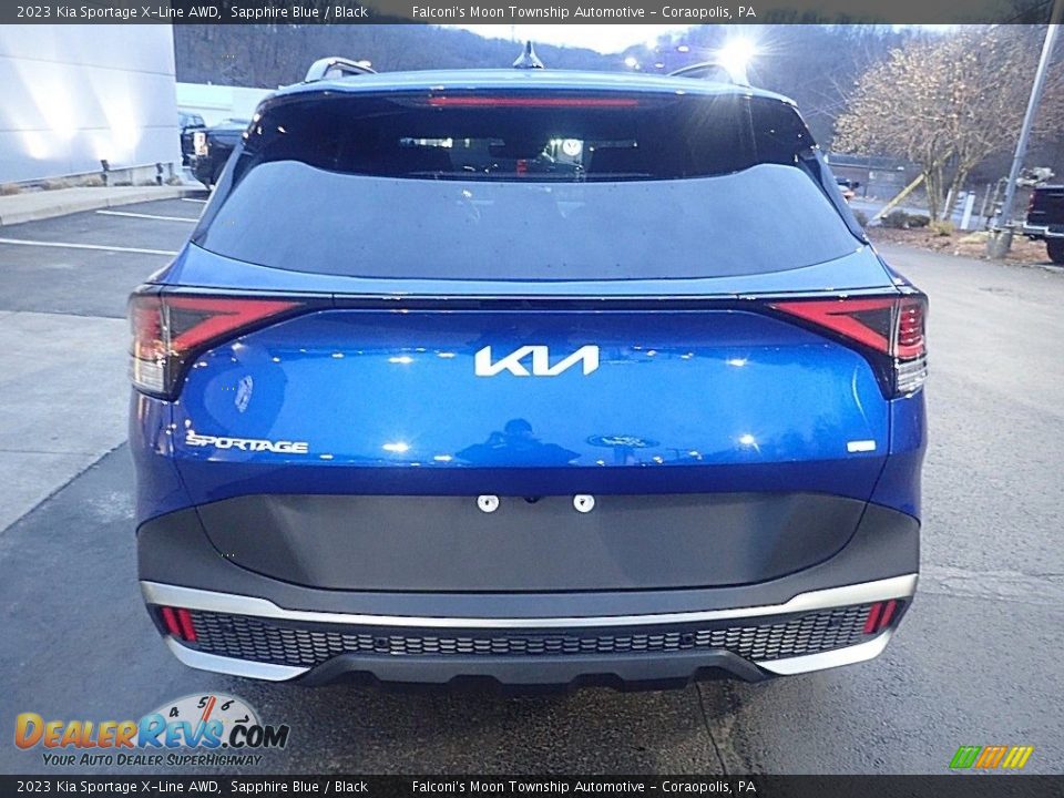 2023 Kia Sportage X-Line AWD Sapphire Blue / Black Photo #3
