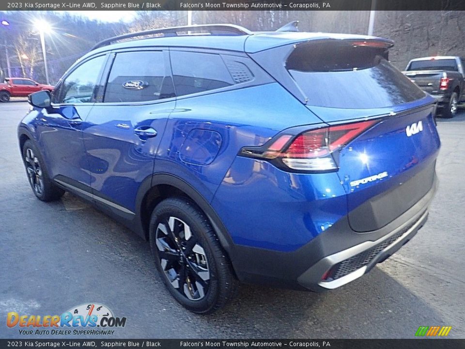 2023 Kia Sportage X-Line AWD Sapphire Blue / Black Photo #5