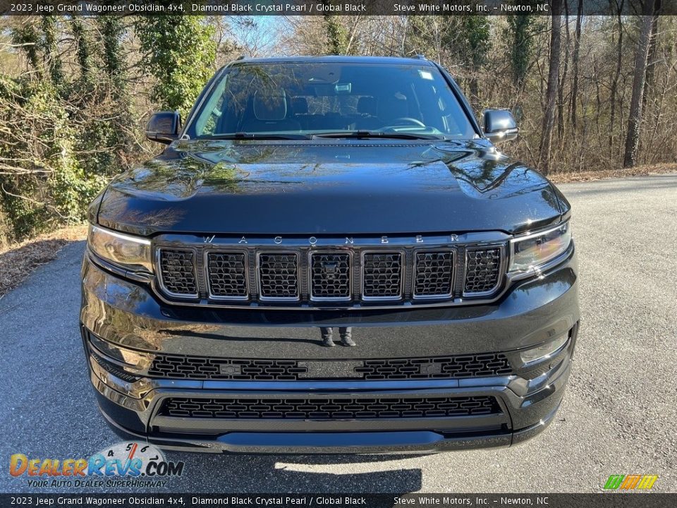 2023 Jeep Grand Wagoneer Obsidian 4x4 Diamond Black Crystal Pearl / Global Black Photo #3