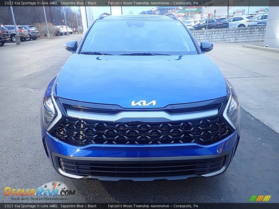 2023 Kia Sportage X-Line AWD Sapphire Blue / Black Photo #8