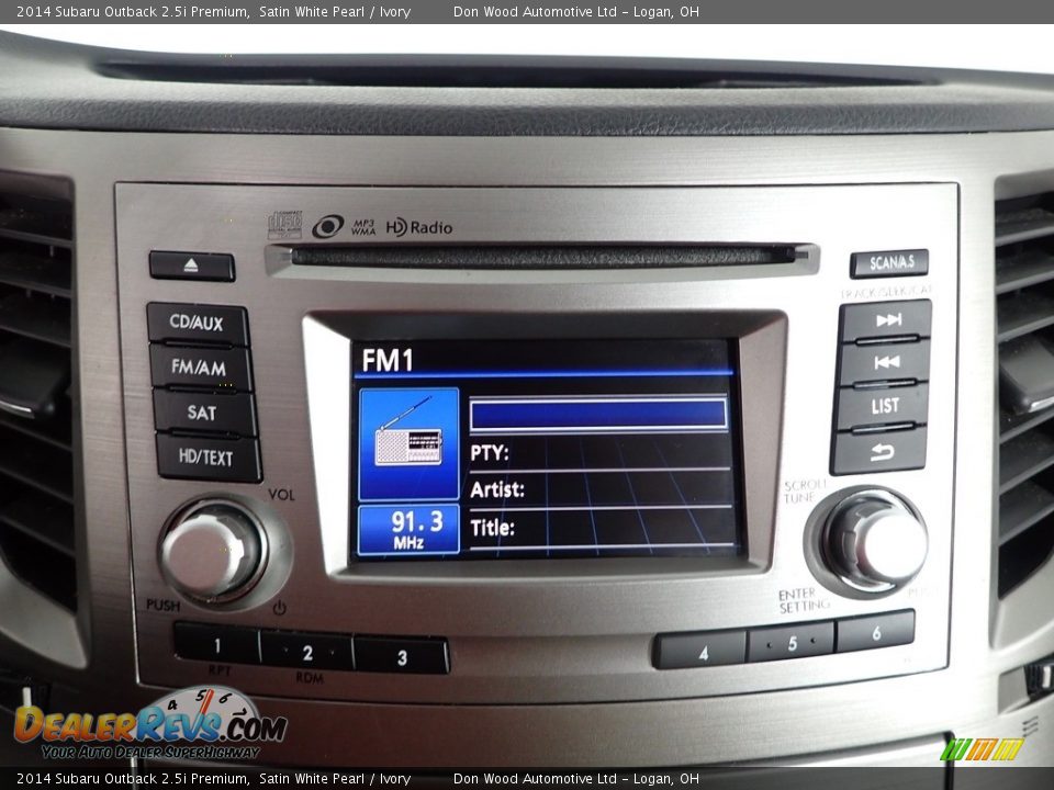 2014 Subaru Outback 2.5i Premium Satin White Pearl / Ivory Photo #2