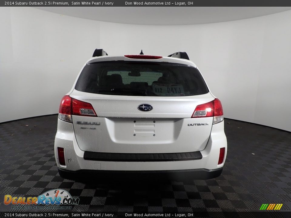 2014 Subaru Outback 2.5i Premium Satin White Pearl / Ivory Photo #7