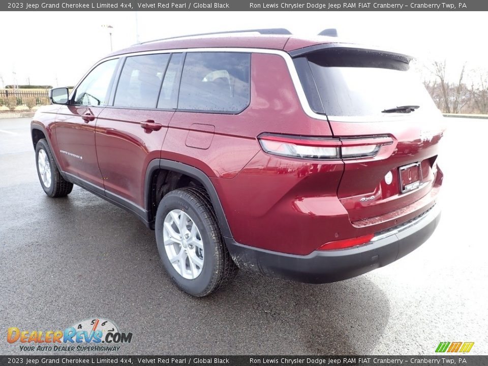 2023 Jeep Grand Cherokee L Limited 4x4 Velvet Red Pearl / Global Black Photo #3
