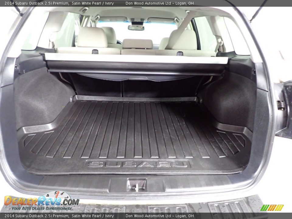 2014 Subaru Outback 2.5i Premium Satin White Pearl / Ivory Photo #9