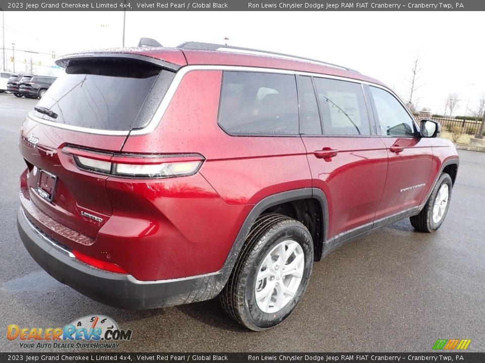 2023 Jeep Grand Cherokee L Limited 4x4 Velvet Red Pearl / Global Black Photo #5