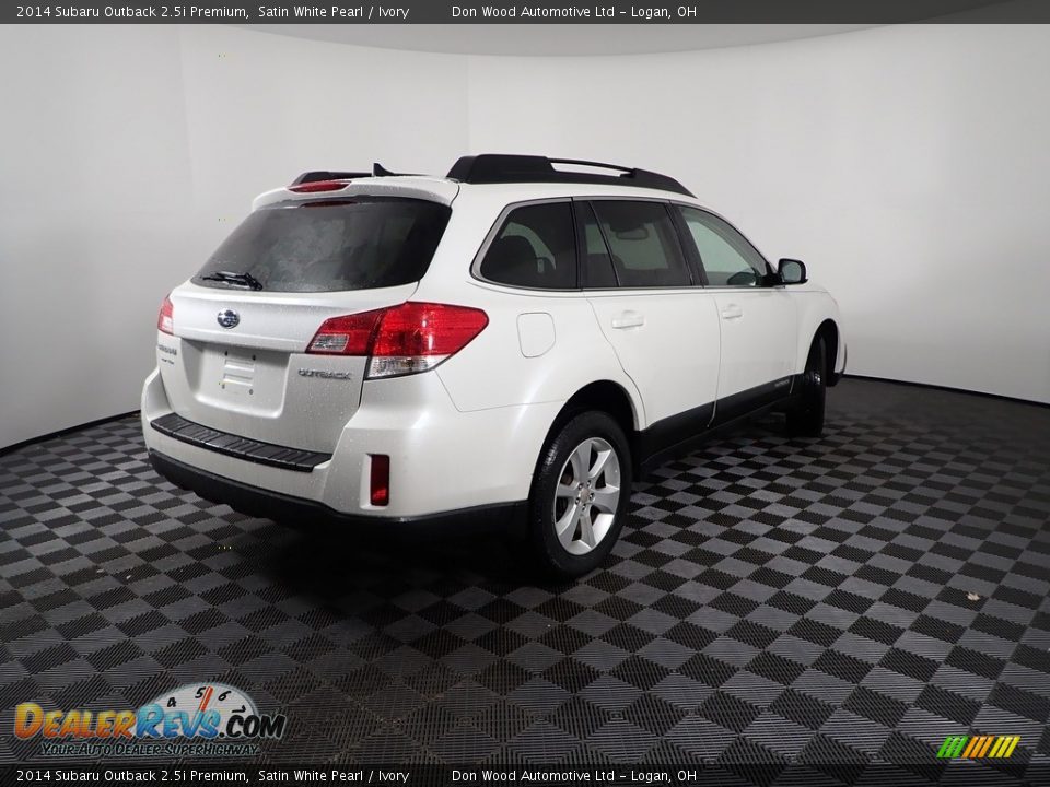 2014 Subaru Outback 2.5i Premium Satin White Pearl / Ivory Photo #10