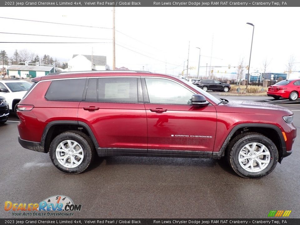 2023 Jeep Grand Cherokee L Limited 4x4 Velvet Red Pearl / Global Black Photo #6