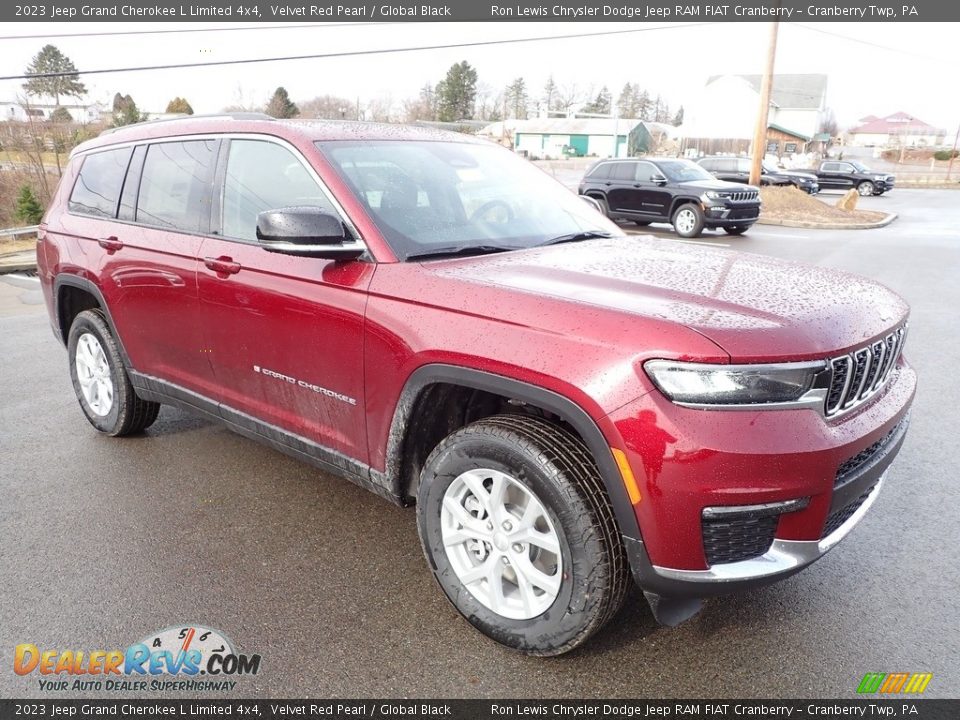 2023 Jeep Grand Cherokee L Limited 4x4 Velvet Red Pearl / Global Black Photo #7