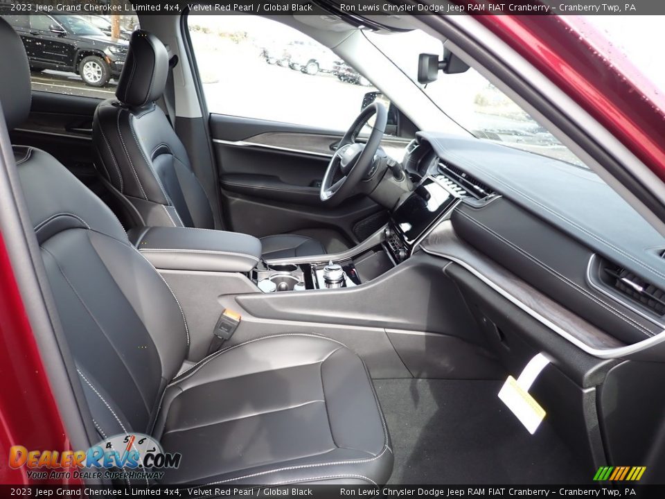 2023 Jeep Grand Cherokee L Limited 4x4 Velvet Red Pearl / Global Black Photo #10