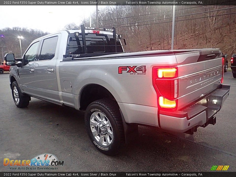 2022 Ford F350 Super Duty Platinum Crew Cab 4x4 Iconic Silver / Black Onyx Photo #5