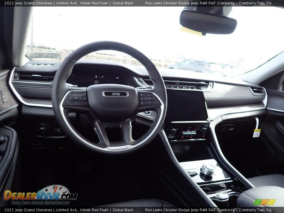 2023 Jeep Grand Cherokee L Limited 4x4 Velvet Red Pearl / Global Black Photo #13