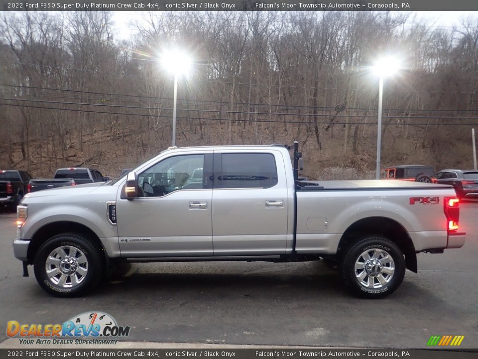 2022 Ford F350 Super Duty Platinum Crew Cab 4x4 Iconic Silver / Black Onyx Photo #6