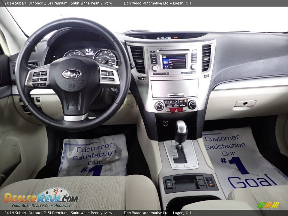 2014 Subaru Outback 2.5i Premium Satin White Pearl / Ivory Photo #24