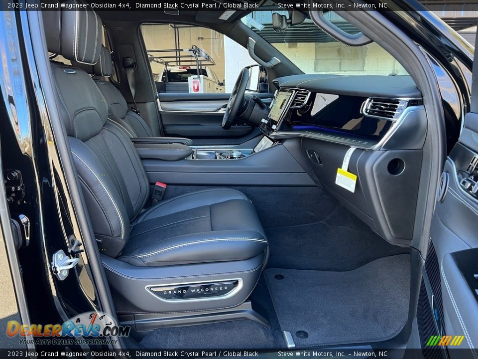 Front Seat of 2023 Jeep Grand Wagoneer Obsidian 4x4 Photo #27