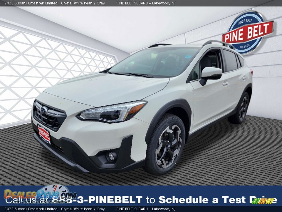 2023 Subaru Crosstrek Limited Crystal White Pearl / Gray Photo #1