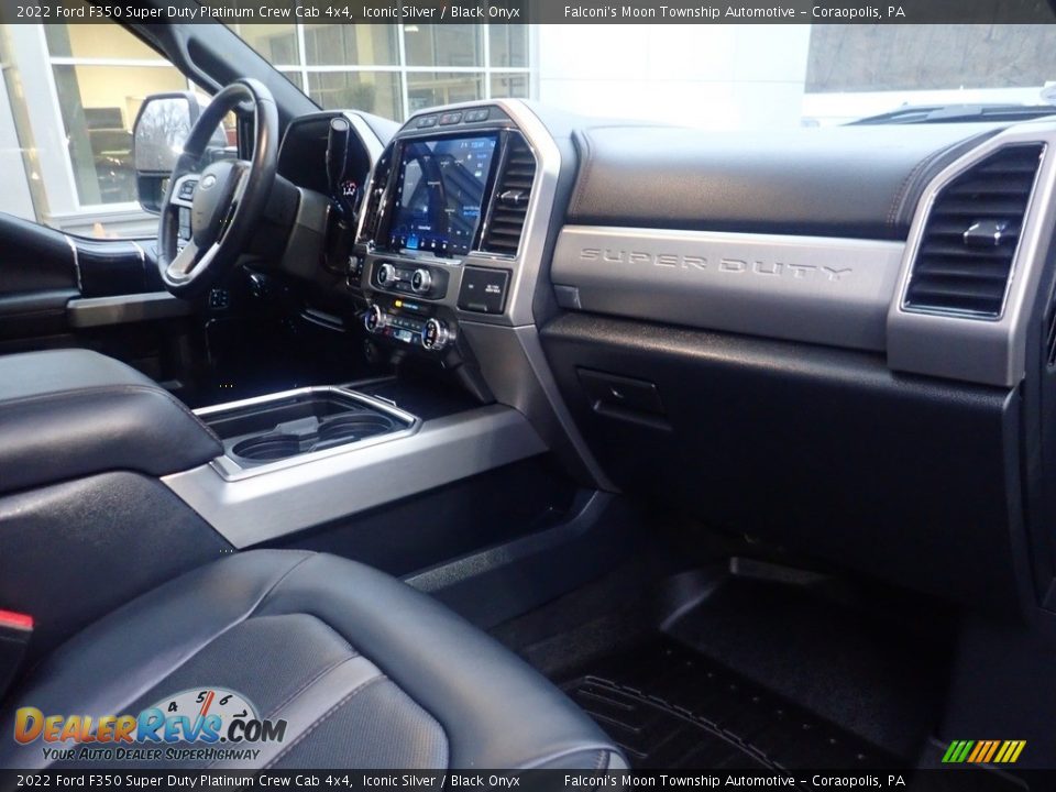 2022 Ford F350 Super Duty Platinum Crew Cab 4x4 Iconic Silver / Black Onyx Photo #12