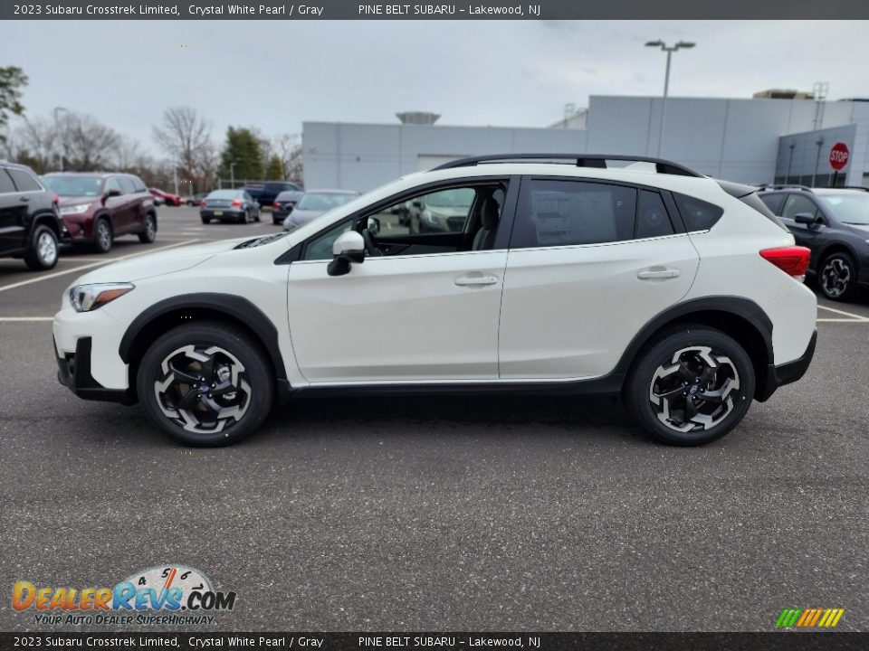 Crystal White Pearl 2023 Subaru Crosstrek Limited Photo #3