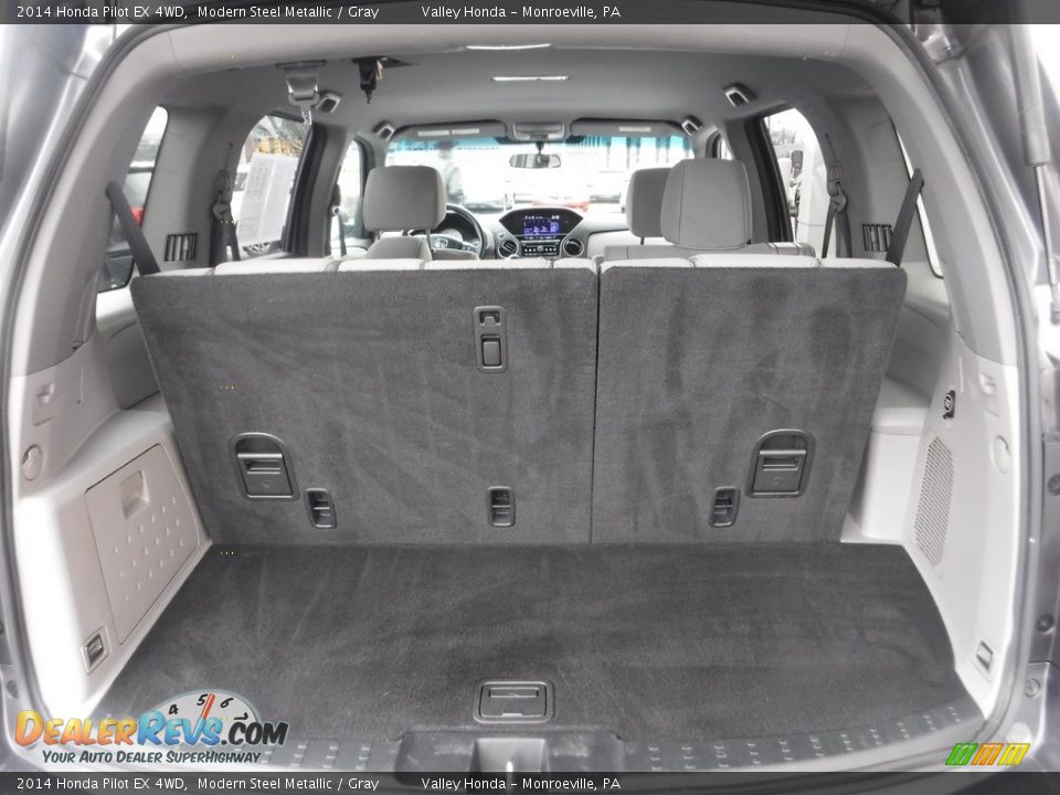 2014 Honda Pilot EX 4WD Modern Steel Metallic / Gray Photo #26