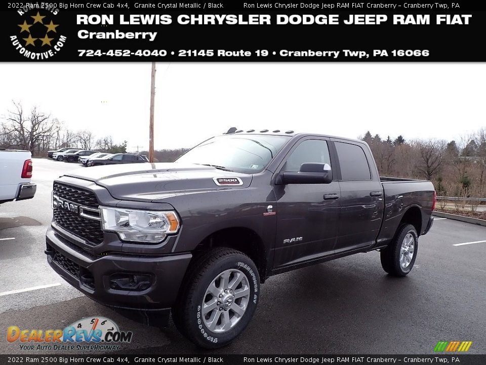 2022 Ram 2500 Big Horn Crew Cab 4x4 Granite Crystal Metallic / Black Photo #1