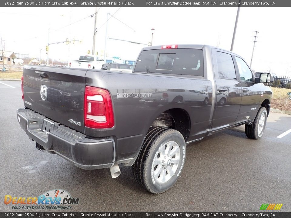 2022 Ram 2500 Big Horn Crew Cab 4x4 Granite Crystal Metallic / Black Photo #5