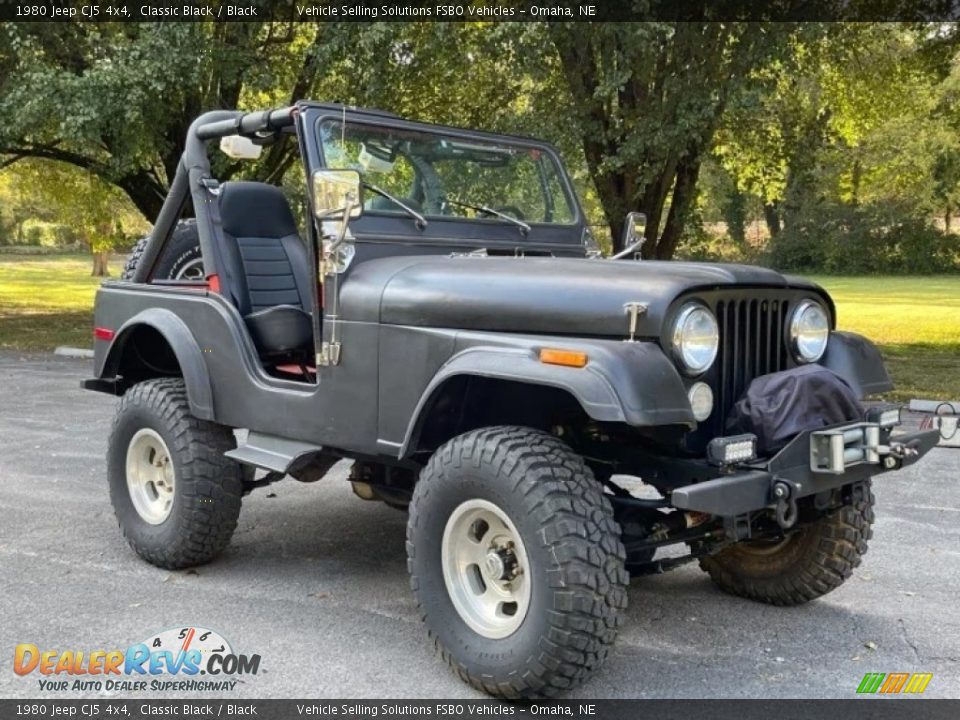 Classic Black 1980 Jeep CJ5 4x4 Photo #5