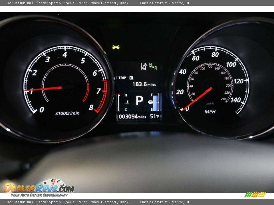 2022 Mitsubishi Outlander Sport SE Special Edition Gauges Photo #8