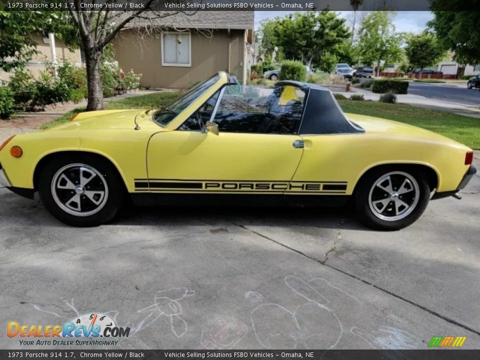 Chrome Yellow 1973 Porsche 914 1.7 Photo #1