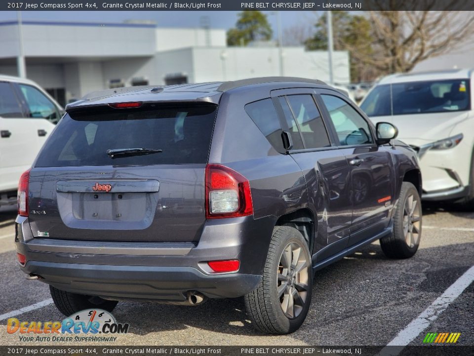 2017 Jeep Compass Sport 4x4 Granite Crystal Metallic / Black/Light Frost Photo #3