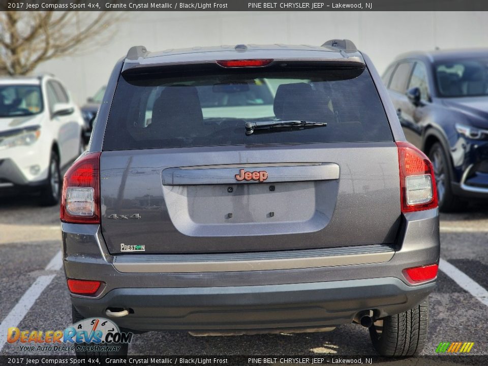 2017 Jeep Compass Sport 4x4 Granite Crystal Metallic / Black/Light Frost Photo #4