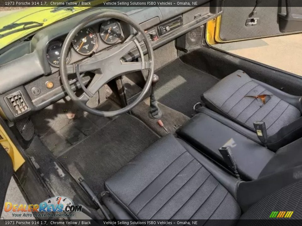 Black Interior - 1973 Porsche 914 1.7 Photo #4