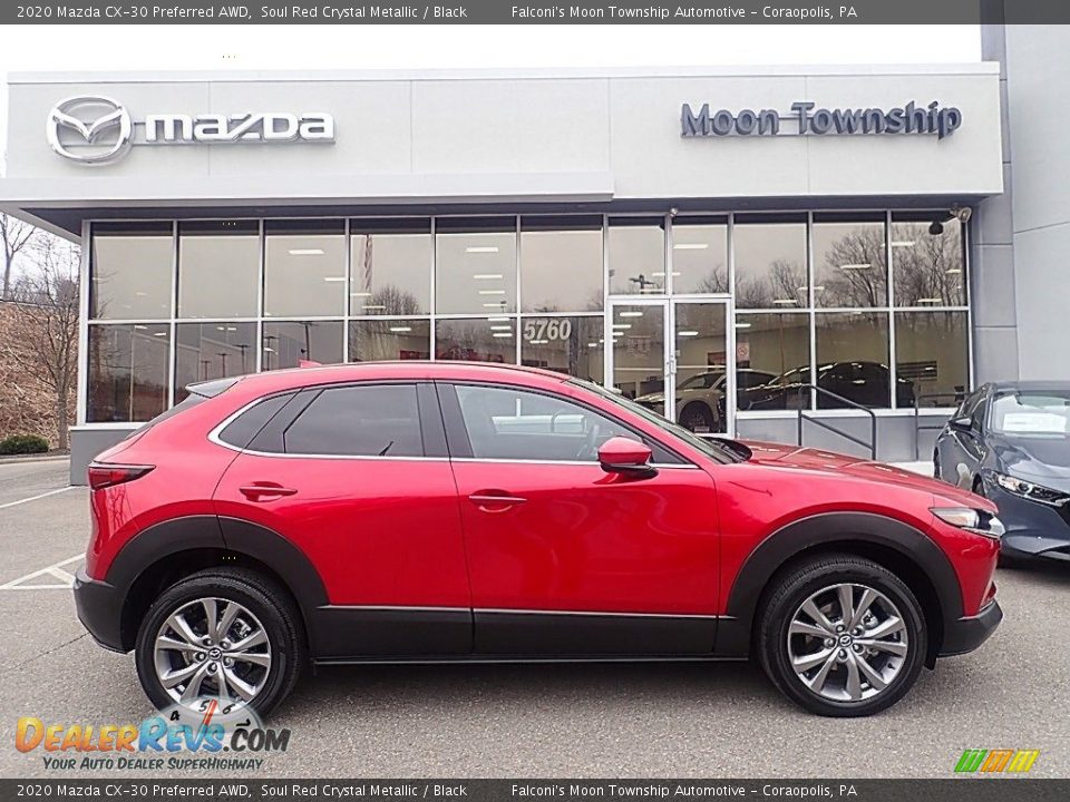 2020 Mazda CX-30 Preferred AWD Soul Red Crystal Metallic / Black Photo #1