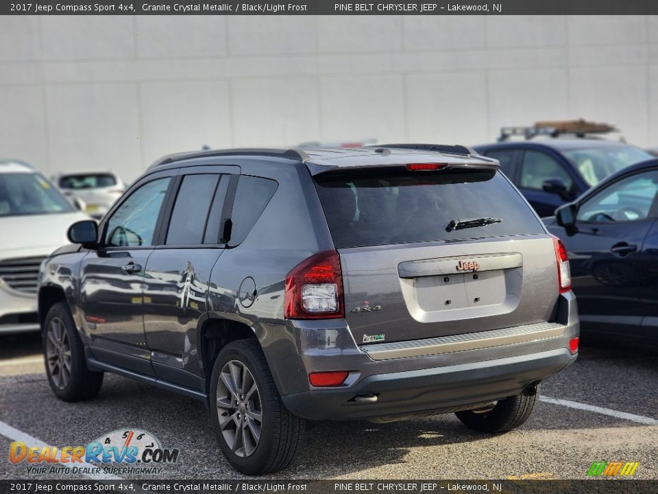 2017 Jeep Compass Sport 4x4 Granite Crystal Metallic / Black/Light Frost Photo #6