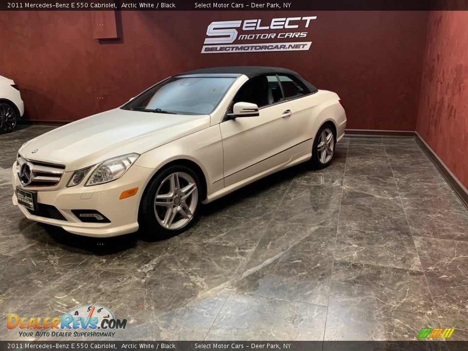 2011 Mercedes-Benz E 550 Cabriolet Arctic White / Black Photo #7