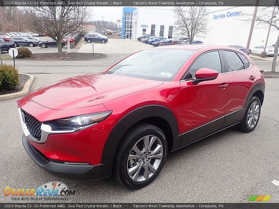 2020 Mazda CX-30 Preferred AWD Soul Red Crystal Metallic / Black Photo #7