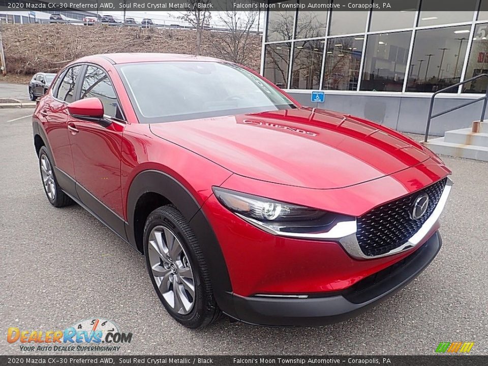 2020 Mazda CX-30 Preferred AWD Soul Red Crystal Metallic / Black Photo #9