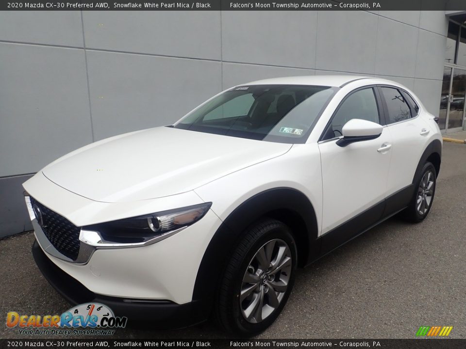 2020 Mazda CX-30 Preferred AWD Snowflake White Pearl Mica / Black Photo #1