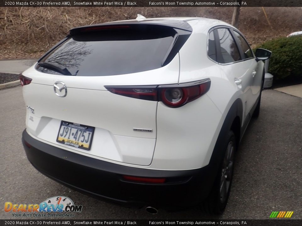 2020 Mazda CX-30 Preferred AWD Snowflake White Pearl Mica / Black Photo #4