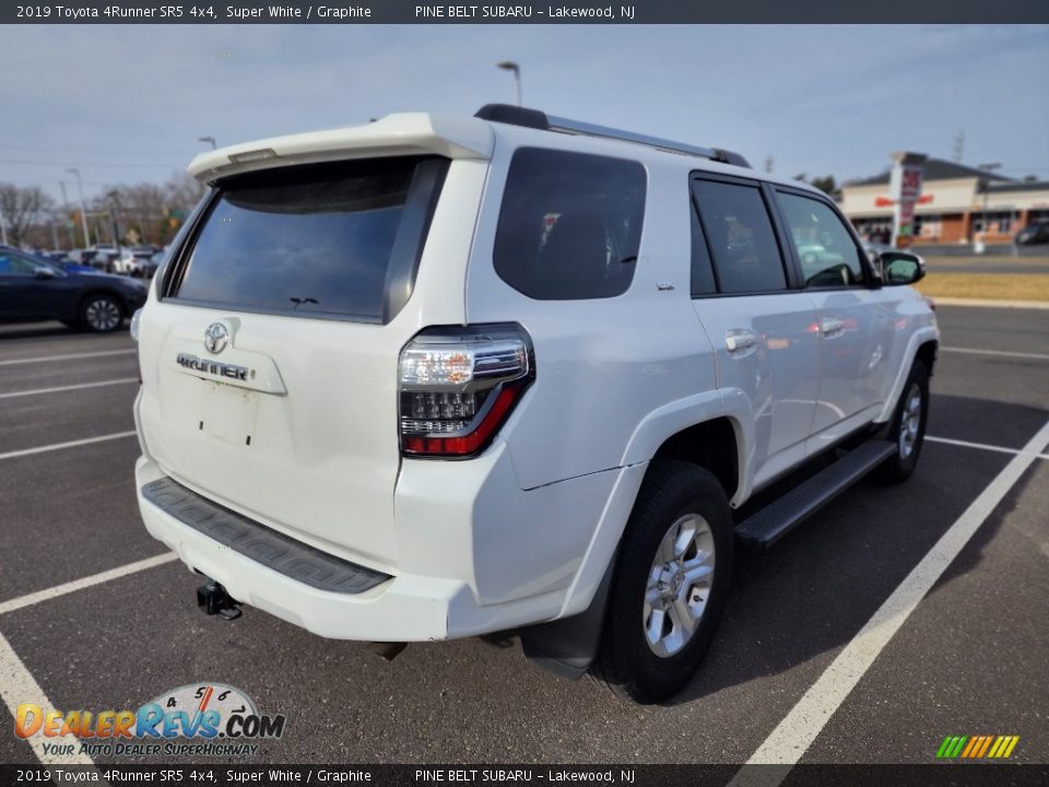 2019 Toyota 4Runner SR5 4x4 Super White / Graphite Photo #6