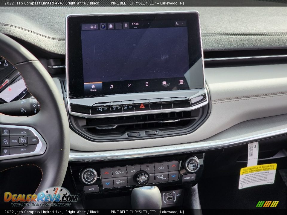 2022 Jeep Compass Limited 4x4 Bright White / Black Photo #14