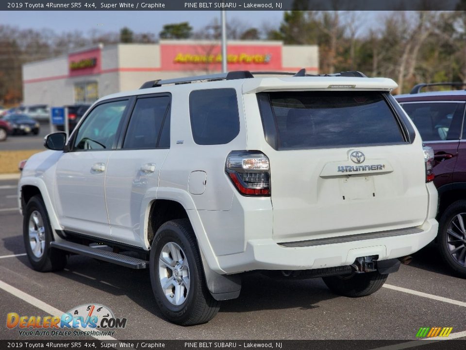 2019 Toyota 4Runner SR5 4x4 Super White / Graphite Photo #8