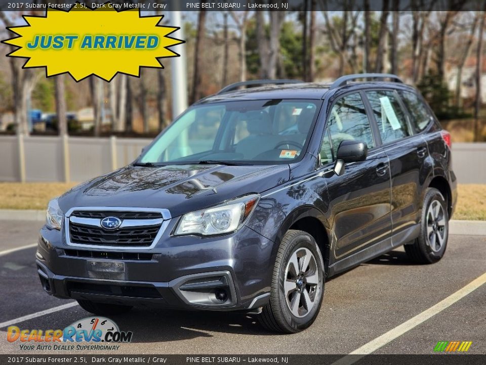 2017 Subaru Forester 2.5i Dark Gray Metallic / Gray Photo #1