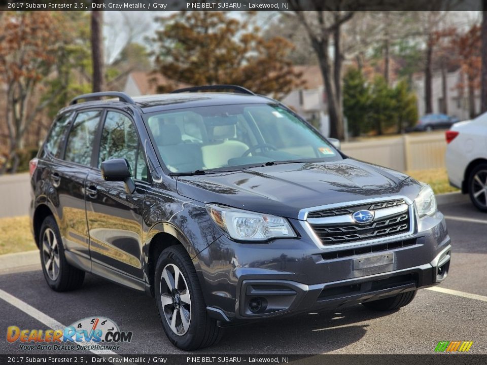 2017 Subaru Forester 2.5i Dark Gray Metallic / Gray Photo #3