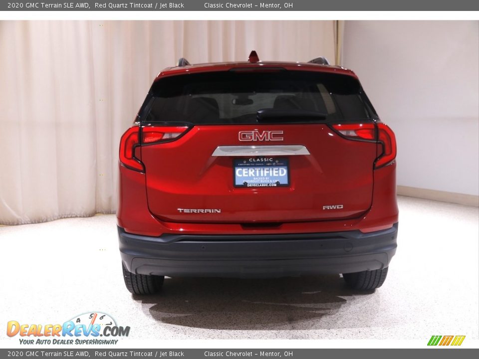 2020 GMC Terrain SLE AWD Red Quartz Tintcoat / Jet Black Photo #18