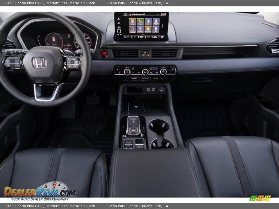 Black Interior - 2023 Honda Pilot EX-L Photo #15