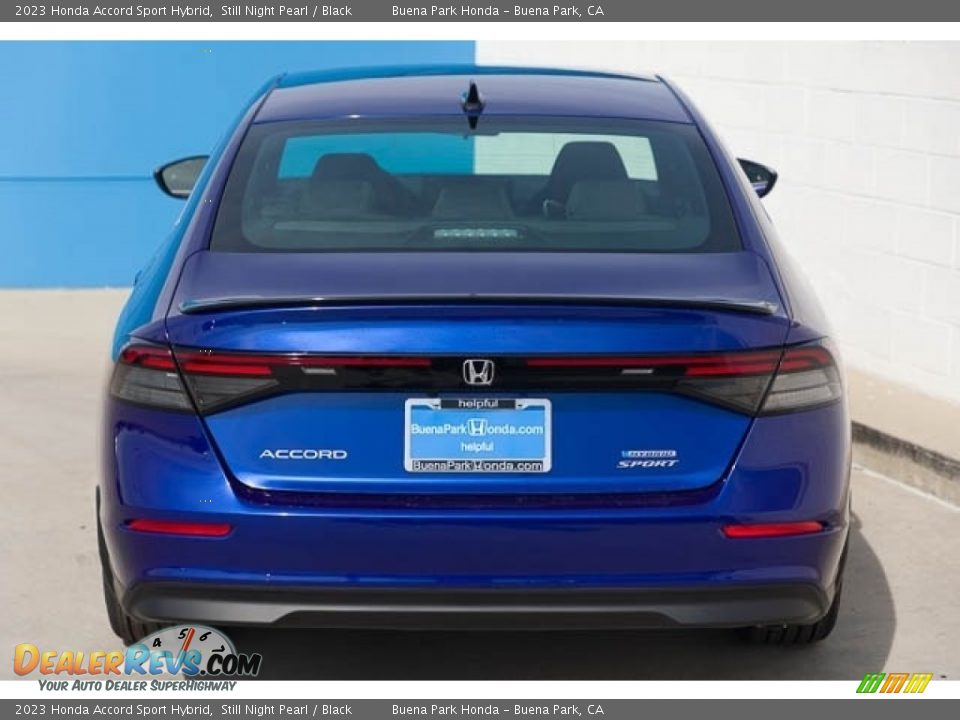 2023 Honda Accord Sport Hybrid Still Night Pearl / Black Photo #7