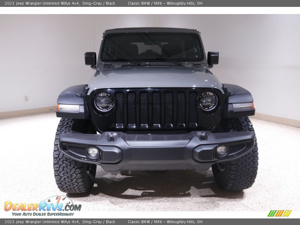 2023 Jeep Wrangler Unlimited Willys 4x4 Sting-Gray / Black Photo #2