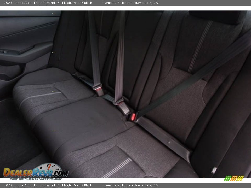Rear Seat of 2023 Honda Accord Sport Hybrid Photo #29